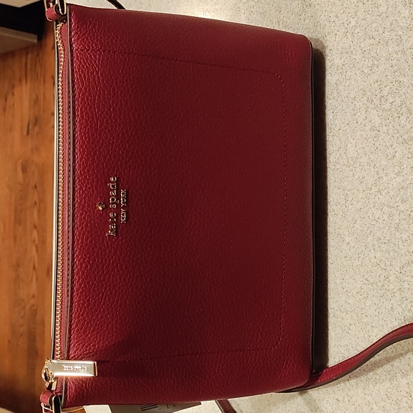 NWT Kate Spade Burgundy Crossbody Bag - Picture 4 of 5